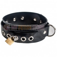 (DM277)100% natural latex Pure handmade rubber collar the alternative dog slave bandage can be locked collar
